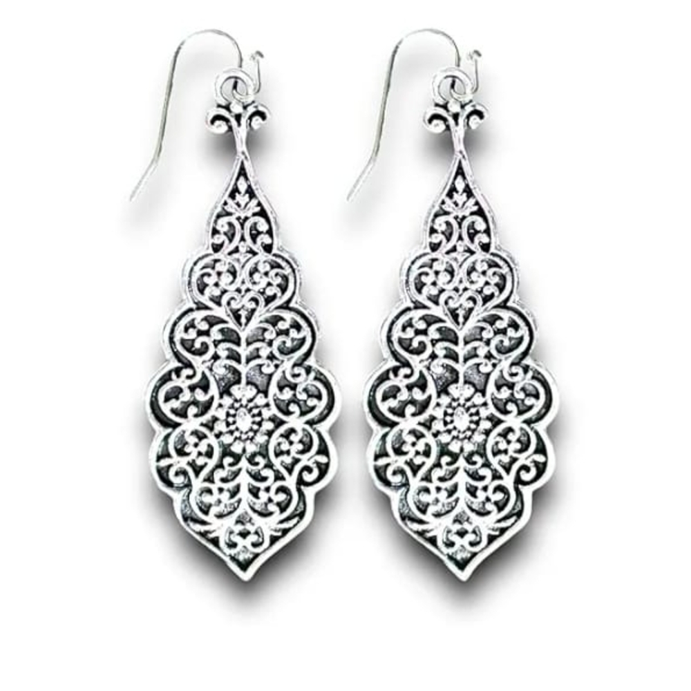 Vintage Boho Style Earrings. Geometric Round Drope Dangle Earrings. Gift for wom